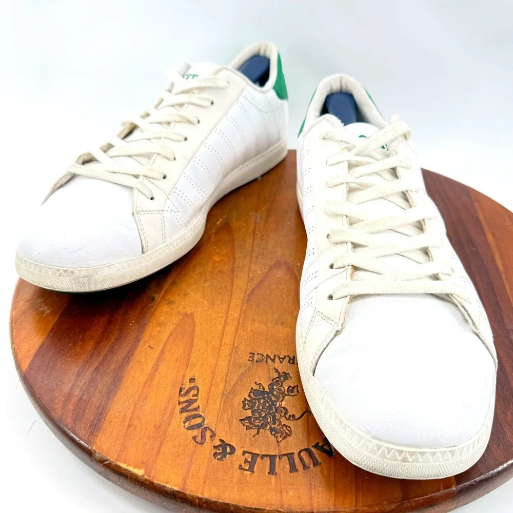 Lacoste Graduate 318 1 Sneakers Mens 11 White Green Leather Low Top